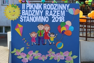 II PIKNIK RODZINNY „BĄDŹMY RAZEM” W SZKOLE PODSTAWOWEJ W STANOMINIE